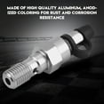 thumbnail image 1 of Banjo Bolt Bleed Screw,M10x1.25mm Motorcycle Brake Master Motorcycle Brake Caliper Bleed Screw Future-Proof Design, 1 of 11