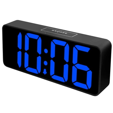 Large Digital Alarm Clock Big Numbers For Seniors & Visually Impaired 9 Inches Electric Clocks Bedroom Jumbo Display Fully Dimmable Brightness Usb Ports Adjustable Volume