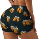 thumbnail image 1 of Fotbe Beer Shorts Sin Costuras – Shorts Deportivos de Cintura Alta para Mujer, Elásticos para Gimnasio, Yoga, Running o Ciclismo-Small, 1 of 8