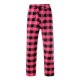 thumbnail image 4 of Karight Womens Fashion Plaid Print Casual Elastic Waist Long Wide Leg Pants, 4 of 5