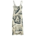 thumbnail image 5 of Beach Seashell Starfish Fine Art Sleeveless Dress Summer Dress Woman 2025, 5 of 7