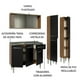 thumbnail image 4 of Cocina Integral Completa Madesa Emilly Compacta 169cm Con Tarja Color Marrón/Negro 11, 4 of 5