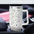 thumbnail image 6 of Halloween Ghost 40 Oz Tumbler With Handle and Straw, Stainless Steel Double Walled Vacuum Insulated Cup, Spooky Holiday Gifts for Women Men, 6 of 6