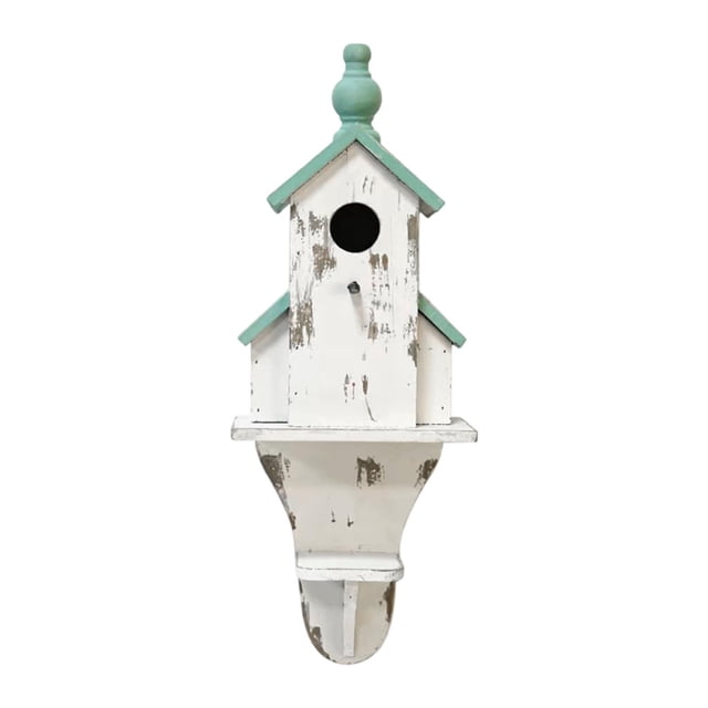 Casas para pájaros para exterior, caja nido de madera colgante, multiusos para exteriores, casa de pájaros decorativa para balcón, patio, casa de