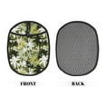 thumbnail image 2 of Pofeuu Hawaii Palms Print Silicone Pot Mat Mitten With Hanging Loop Heat Resistant Oven Mitts Non-Slip Bbq Baking Smoking Potholders, 2 of 7