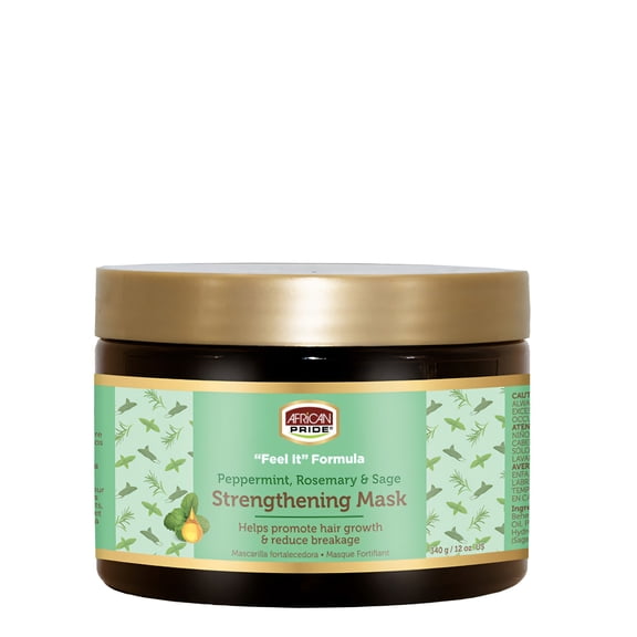African Pride Peppermint & Rosemary Strengthening Mask 12 Oz