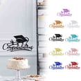 thumbnail image 4 of Class of 2026 Cake Topper Congratulations Grad Glitter Decor, 2026 Graduation Cake Decorations for Party, Commencement Celebration Gift and Party Supplies, 1Pc, Multicolor(Purple,6.6x3.6"), 4 of 8