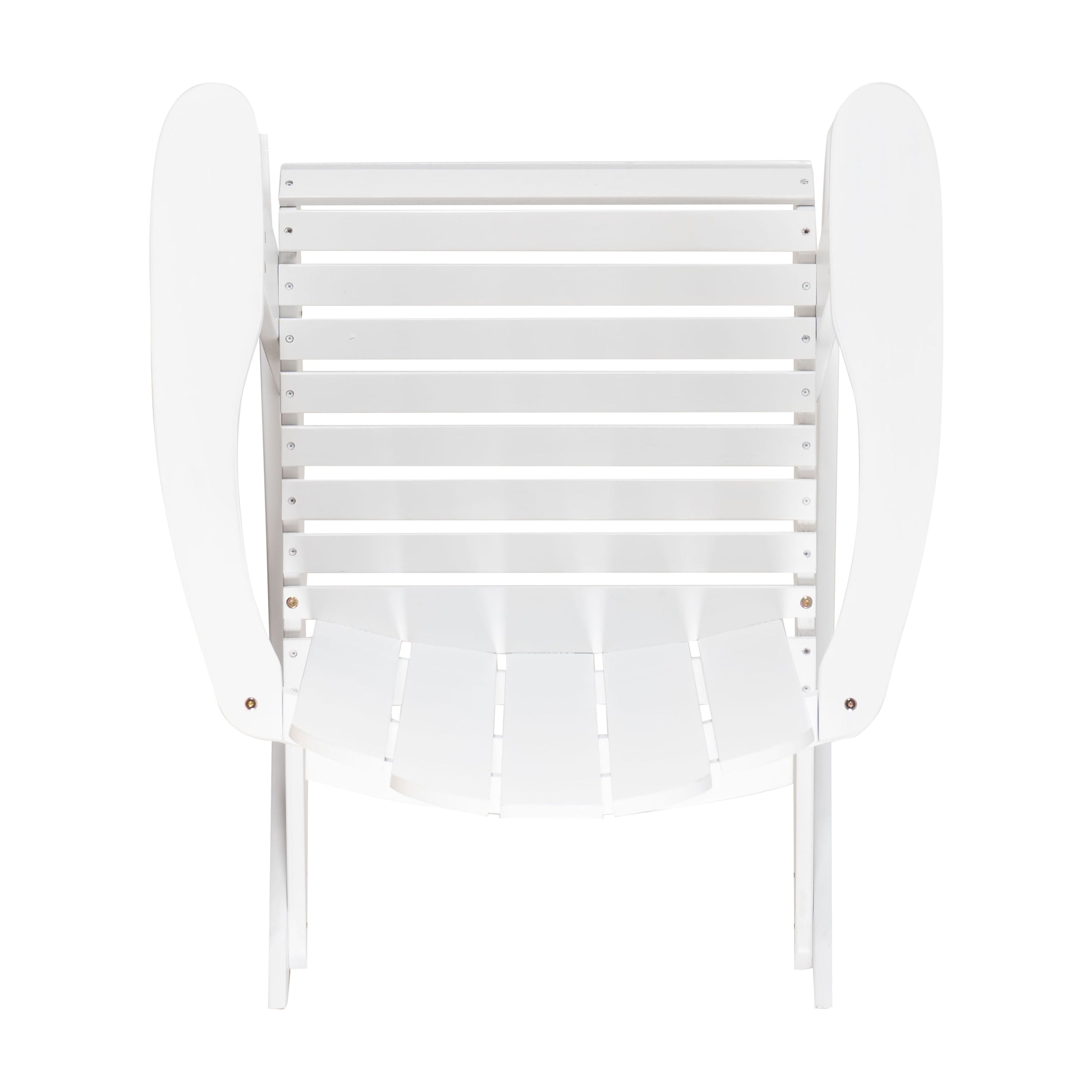 Linon Brookhaven Outdoor Adirondack Rocking Chair, White