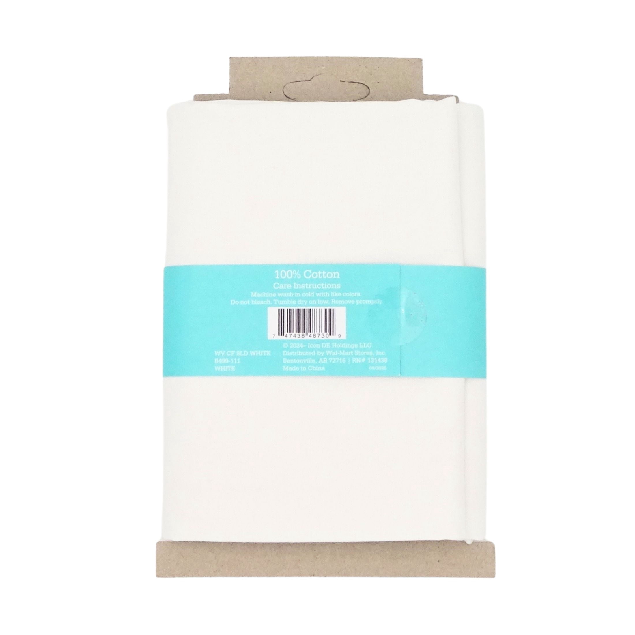 Waverly Inspirations 1 Yard Cut 100% Cotton Solid Fabric, White, 44" Wide for Quilting & Sewing