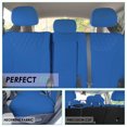 thumbnail image 4 of For 2019–2023 Hyundai Santa Fe FH Group Custom Fit Neoprene Waterproof Car Seat Covers - Rear Set Solid Blue, 4 of 5