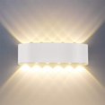 thumbnail image 1 of Aplique de pared moderno IP65, resistente al agua, 12 W, LED de aluminio, para interior, para sala de estar, dormitorio, pasillo, escalera, camino (12 W), 1 of 5