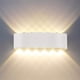 thumbnail image 1 of Aplique de pared moderno IP65, resistente al agua, 12 W, LED de aluminio, para interior, para sala de estar, dormitorio, pasillo, escalera, camino (12 W), 1 of 5