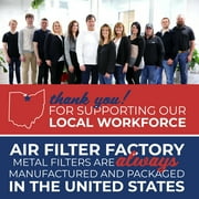 Air Filter Factory Replacement for S99010430-002, 99010430-002, 4512880 Broan Nutone Range Hood Aluminum Grease Filters 2-Pack