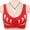 Red bras, variant on Womens Plus Size Wireless Bras Breathable Comfort Front Closure Sports Bra Full Coverage Seamless Solid Bralettes for Elder