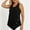 Black, variant on Womens Casual Tank Top with Side Buttons - Asymmetrical Hem Loose Fit Crew Neck Sleeveless, Red,Size 2XL