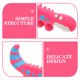 thumbnail image 3 of KAKOWELY Juguete masticable para perros con forma de lagarto, juguete chirriante para perros, juguete masticable para cachorros, suministros para cachorros, 3 of 5