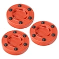thumbnail image 1 of IFANLANDOR 3 Pcs Rondelle de Hockey de Rue Rouge Nylon PVC Noyau Antichoc Surfaces Lisses, 1 of 3