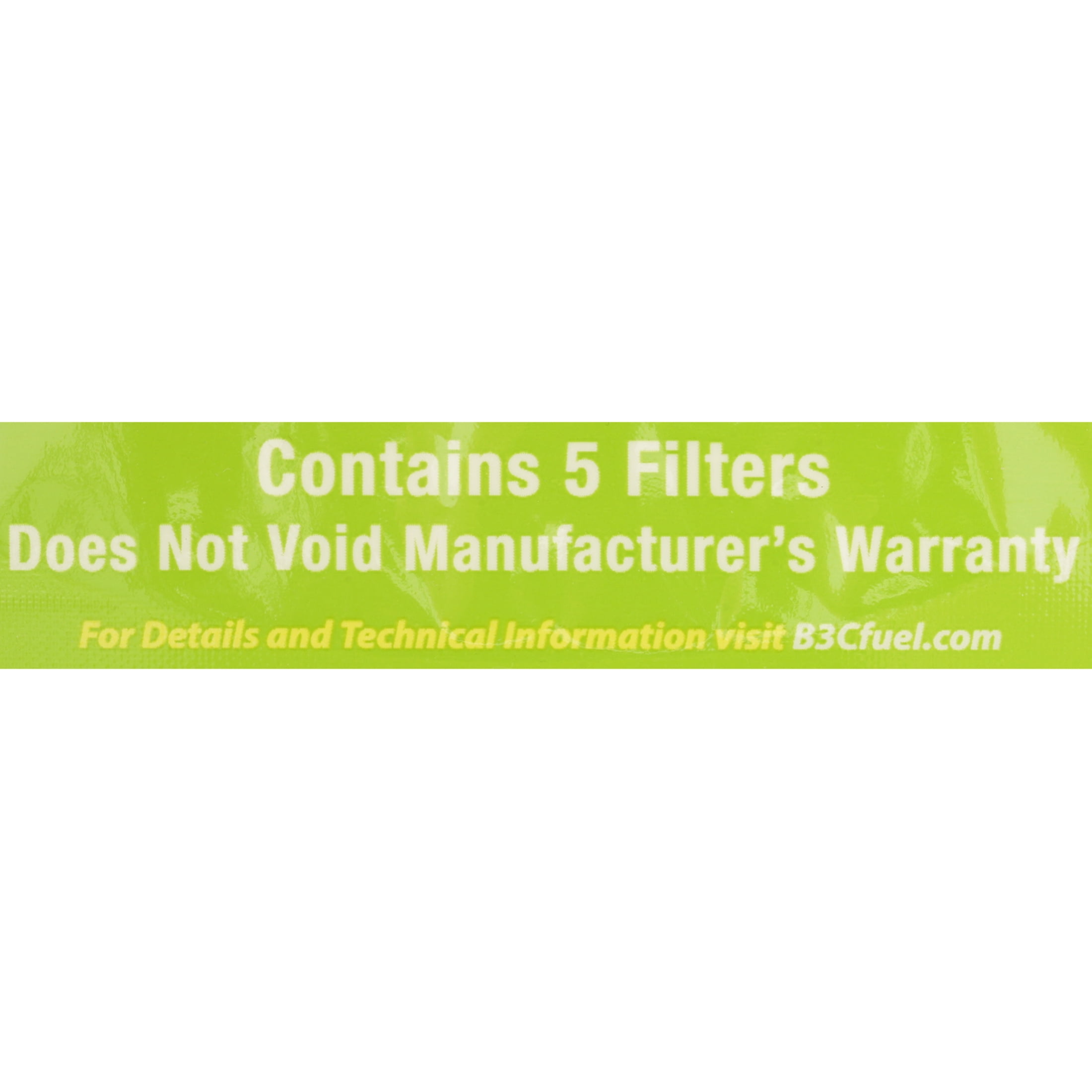 Fuel Life Non-Liquid Lawn Mower Fuel Stabilizer Filter (5 Pack), B3C