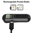 FM Walkman Radio,300mAh Rechargeable Portable Pocket Transistor Radio