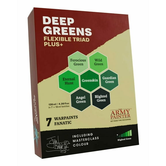 The Army Painter Flexible Triad PLUS : Deep Greens
