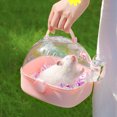 thumbnail image 6 of Hamster Cages with Water Bottle Breathable Outdoor Hamster Carrier Cage for Travel Cage Convenient Pet Carry Supplies, 6 of 8