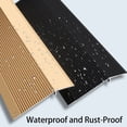 thumbnail image 3 of Metal Transition Strip, Aluminum Threshold Ramp, Floor Transition Strip, For Door, Carpet, Tile, Uneven Floor, 3 of 5