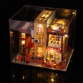 thumbnail image 4 of sin ensamblar de bricolaje de madera en miniatura Habitación creativa Miniaturas Juguete para gabinete Sala de SM SunniMix Juguetes de casa de muñecas, 4 of 6