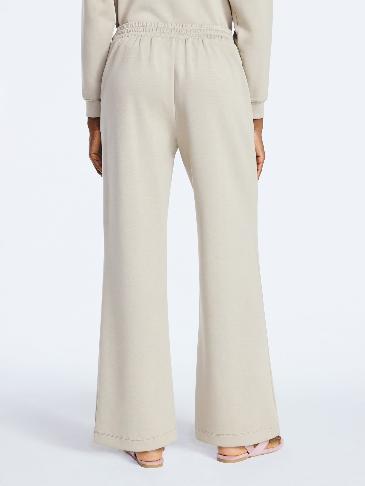 Scoop Women's and Women's Plus New Scubaknit Seamed Sweatpants, Regular and Short Lengths, Sizes XS-4X