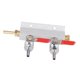 thumbnail image 5 of Bloque de distribución de gas Co2 de 4 vías de colector Barbs Elaboración de cerveza de 2 vías yotijar Distribuidor de gas para cerveza, 5 of 8
