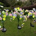 thumbnail image 4 of Under $15 Solar Flower Lights Outdoor Solar Flowers Garden Decorative Lights Led Stake Lights Auto On/Off Bright Up To 8 Hrs - Multicolor, 4 of 6