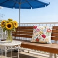 thumbnail image 6 of Ouuluon Pillow Covers Soft Waterproof Pillow Cover, 18x18 inch Printed Decorative Cushion Case for Outdoor Patio Pool Garden Sofa, 6 of 7