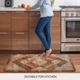 thumbnail image 6 of Beige Boho Door Mat Indoor Outdoor,Ethnic Modern Geometric Abstract Art Western Non Slip Welcome Mat with Rubber Backing,Absorbent Fabric Front Door Mats Entryway Rug for Home Patio Entrance 16"x24", 6 of 8