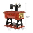 thumbnail image 2 of Vintage Sewing Music Box Musical Toy Sewing Machine Music Sartorius Model Play Creative Gift, 2 of 7