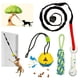 thumbnail image 1 of Juego de 4 piezas de juguete de tira y afloja con cuerda elástica para perros. Incluye barra de resorte para colgar en el marco de la puerta, cuerda para tirar en el jardín o árbol, juguet, 1 of 8