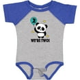 thumbnail image 3 of Inktastic Twins 2nd Birthday Panda Boys or Girls Baby Bodysuit, 3 of 5