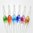 thumbnail image 5 of CoreLiving Handmade Glass Calligraphy Dip Pen, Crystal Signature Pen for Vintage Writing and Drawing, Borosilicate Glass Nib with Ink Reservoir, Perfect Art Present, 1 Count, 5 of 6