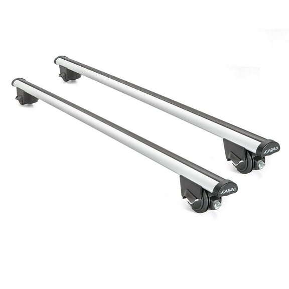 220 Lbs Luggage Roof Rack Cross Bars for VW Sharan 2010-2022 Gray 2Pcs