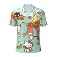 thumbnail image 7 of Saiise Sanrio Ay Mens Golf Shirt Moisture Wicking Dry Fit Mens Polo Shirts Dry Fit Performance Men's Golf Shirts Regular Fit Fashion Print, 7 of 7