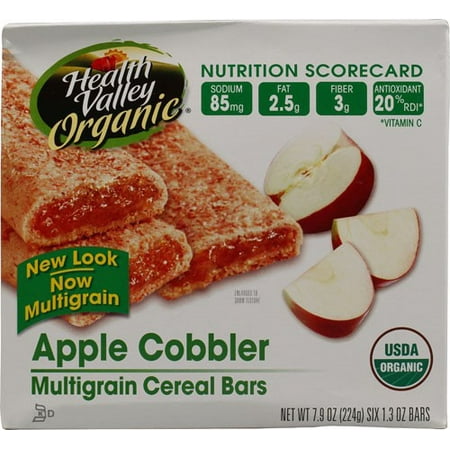 - Health Valley Cereal Bar, Apple, 1.3 Oz