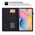 thumbnail image 2 of GSFY Case for Galaxy Tab S6 Lite 10.4 inch 2024/2022/2020, PU Leather Wallet Stand Protective Smart Shell with Pen Holder Auto Sleep Wake for Samsung Galaxy S6 Lite Tablet, Black Blocks, 2 of 7