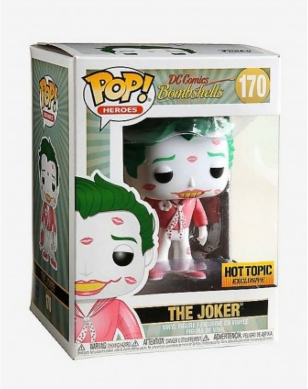 Funko DC POP! Heroes The Joker with Kisses Vinyl Figure (Pink White) - Walmart.com