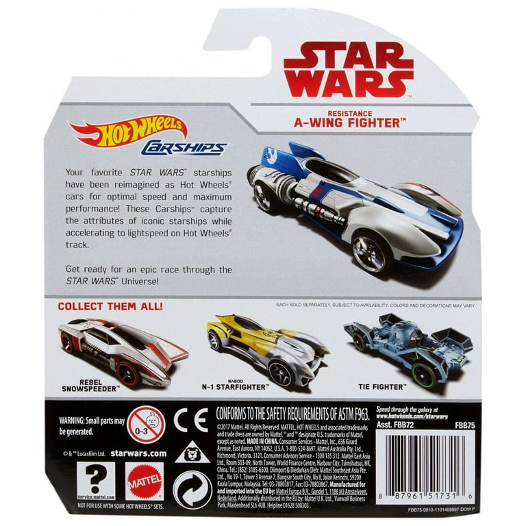 Hot Wheels Star Wars: The Last Jedi Resistance A-Wing Fighter