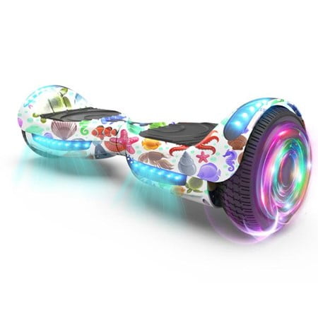 Photo 1 of Flash Wheel Hoverboard 6.5 Bluetooth Speaker with LED Light Self Balancing Wheel Electric Scooter - Sea World