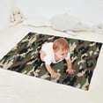 thumbnail image 2 of Classic Camo Green Brown Pattern Blanket,Comfortable Soft Flannel Throw Blanket,All Season,Warm Lightweight Blankets for Sofa Bed Couch Living Room Chair,30"x40", 2 of 4