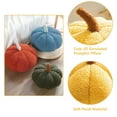 thumbnail image 4 of Pumpkin Pillows, Halloween Pumpkin Throw Pillows, 3D Pumpkin Shaped Pillow for Fall Room Decor Gifts, Soft Plush Cute Fluffy Thanksgiving Pillow, Fall Pillows (1 Pack Red, 7.87 Inch), 4 of 7