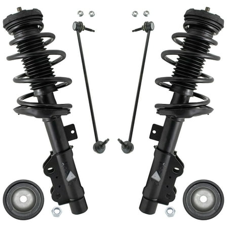 TRQ 4pc Front Strut & Spring Assembly Sway Bar End Link Set for Camaro V6 3.6L SCA67082 Fits select: 2013-2015 CHEVROLET CAMARO