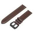 thumbnail image 3 of Correa para reloj inteligente de 20 mm de ancho, correa de cuero vintage con hebilla de acero inoxidable para Amazfit GTS Coffee, 3 of 5
