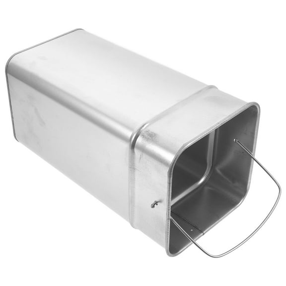 HONMEET Multi-Purpose Trash Can Galvanized Steel Fingerprint Resistant Kitchen Bathroom Storage