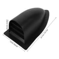 thumbnail image 2 of WEUVEB Cubierta De Ventilación Clam Negro Para Yate Fabricada En Plástico Resistente Para Uso Duradero, 2 of 8
