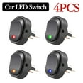 thumbnail image 1 of 4PCS12V 30A Heavy Duty Red LED OFF/ON Rocker Toggle Switch Car Motor Boat, 1 of 10